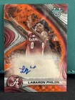 2024-25 Bowman U Best of 2024 Autographs Labaron Philon #B24-LP Orange Geo /25