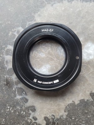K&F Concept Pro M42-EF Objektivadapter, manuell am Objektiv scharfstellen