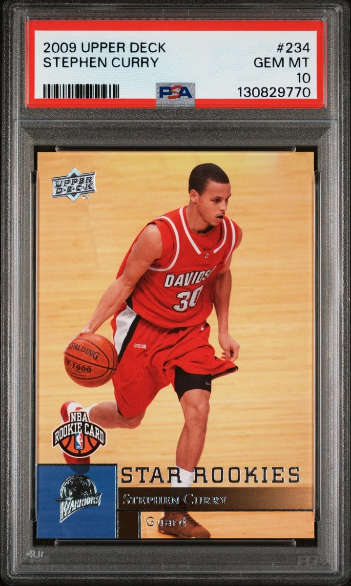 Stephen Curry Basketball Grade 10 Rookie Sports Trading Cards