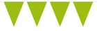 Folat Wimpelkette/Party-Dekoration, 10 Meter, mit 15 Fähnchen, Grün