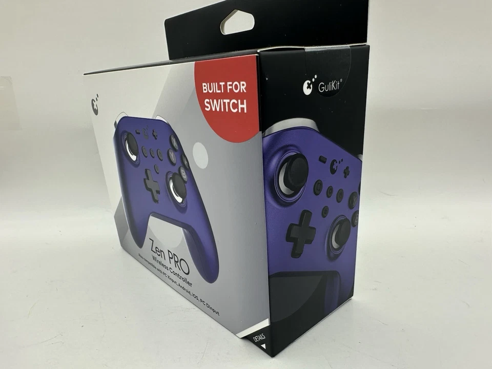 Gulikit Zen Pro Wireless Controller Nintendo Switch PC Android iOS Purple Sealed - Image 3 of 4