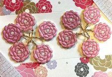 10 pieces CHANEL 2026 Mother's Day Camellia Charm Pink Limited Official Gift JDM