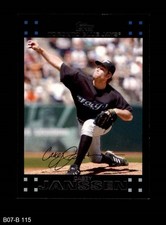 2007 Topps Update #115 Casey Janssen Blue Jays 8 - NM/MT