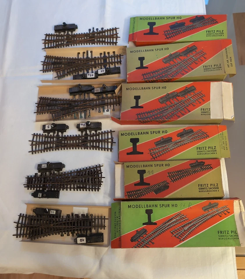 6 Weichen Spur H0 Pilz - Bild 4 von 4