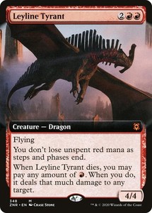 Leyline Tyrant (Extended Art) #348 Zendikar Rising