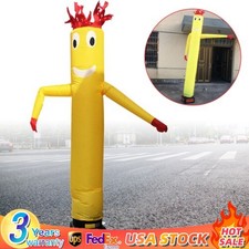 Yellow 10ft Inflatable Wacky Waving Flailing Arms Tube Man Dancing Air Puppet