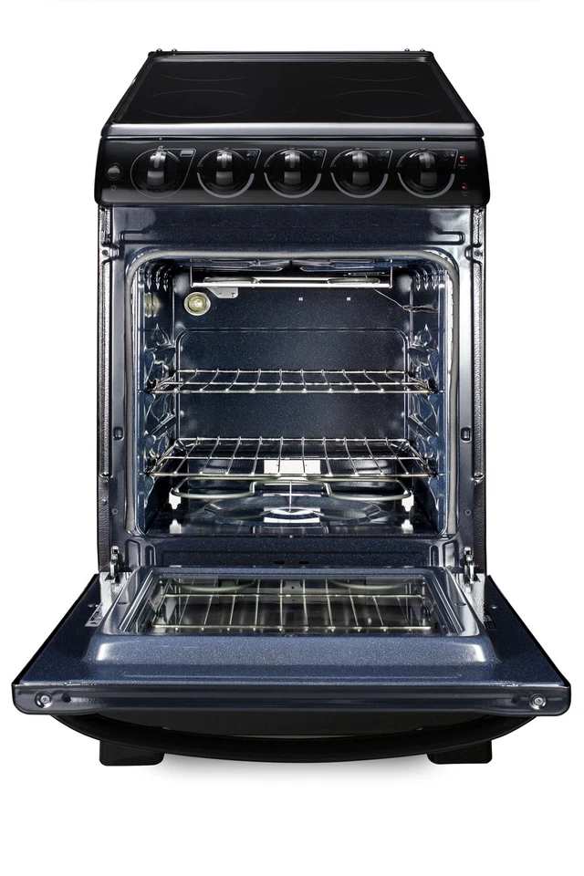 Summit REX2051RT Blanco 20"W 2.3 Cu. Cocina eléctrica independiente - 36"H Foto 4 de 4