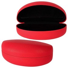 Women Leather Extra Large Case for Most Sunglasses and Eyeglasses