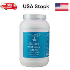 Soothing Touch Basics Massage Cream Original Unscented 1 Gallon 128 Fl Ounce