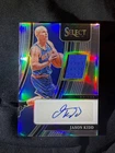 2021-22 Select Jason Kidd Silver Game USED AUTO #ed 14/99
