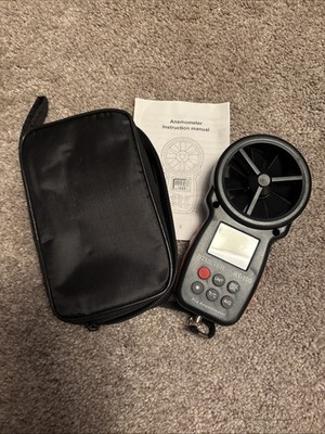 BTMETER BT-100 Digital Handheld Anemometer Wind Speed Temp Meter READ