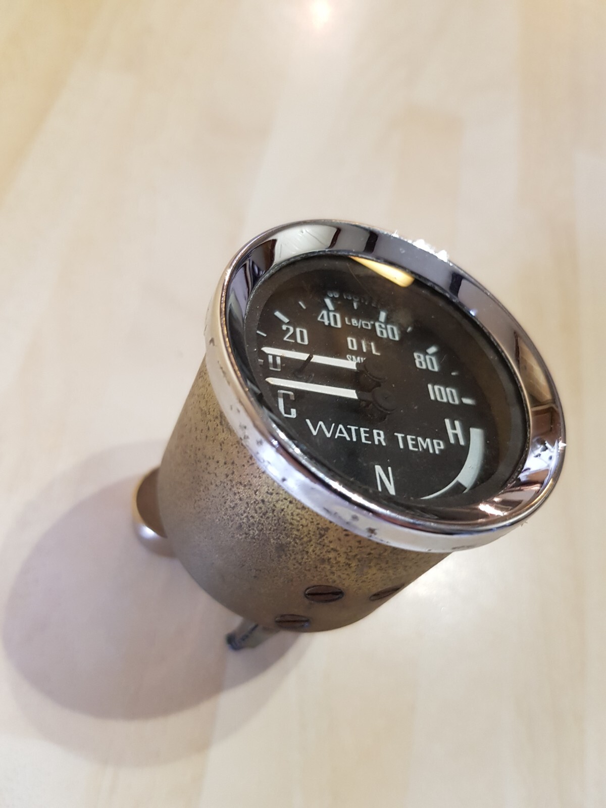 SMITHS MGB OIL/TEMP GAUGE. (USED). eBay