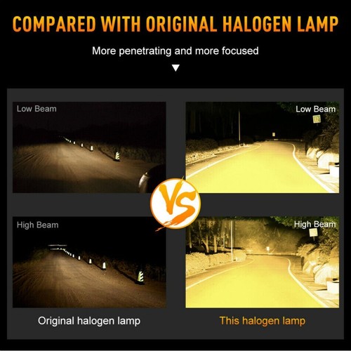 55W YELLOW 3000K HALOGEN H8 LAMP BULB FOR HEADLIGHT LIGHT 12V PGJ19-1 - Picture 17 of 17