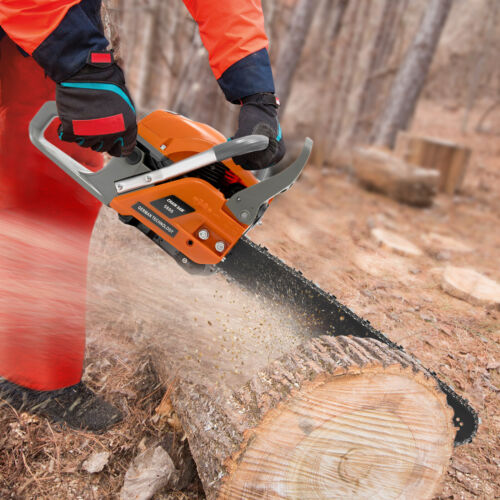 58CC 20" Gasoline Chainsaw Powered Wood Cutting Engine 2-Stroke Gas Chain Saw