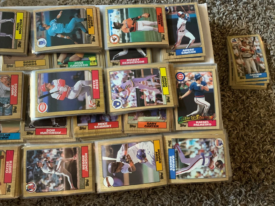 1987 Topps Baseball huge lot (325+) RCs HOF - Image 2 of 4