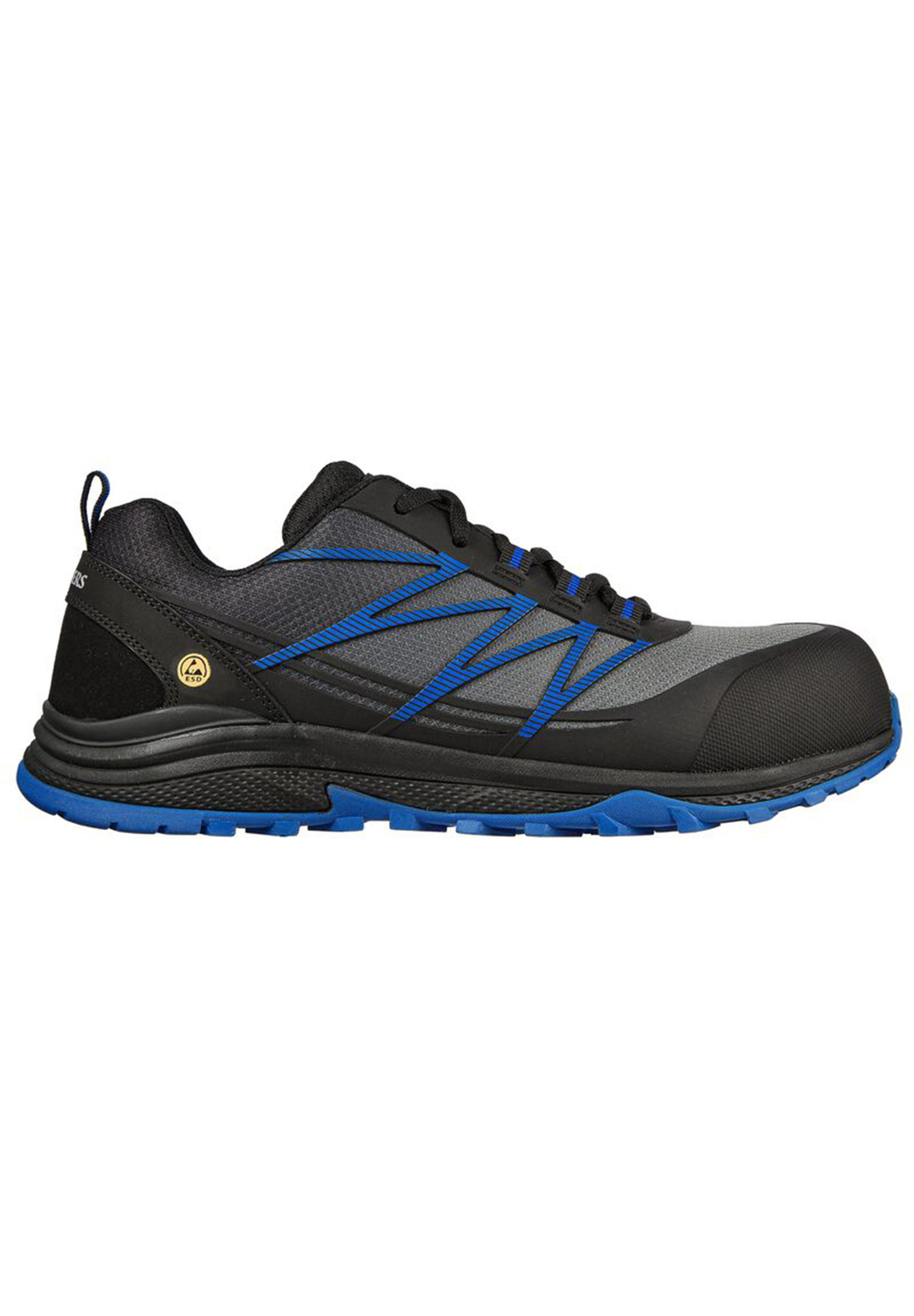Skechers Scarpe da Lavoro PUXAL Uomo Scarpe Sneakers 200046EC Nero Blu foto 3