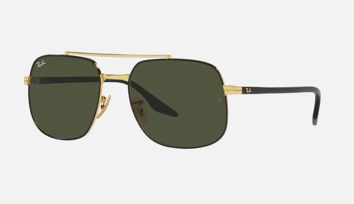 New Ray-Ban Sunglasses RB 3699 9000/31 59-18 145 Gold &Black