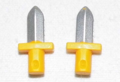 21391, 2x Schwert (gelb bedruckt), Asterix, silber