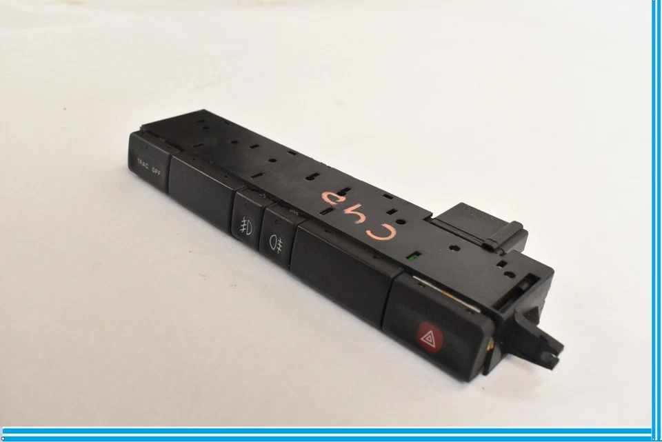 1998-1999-2000-2001-2002-2003 JAGUAR XK8 LUZ DE PELIGRO ASC INTERRUPTOR DE APAGADO JA6292PC Foto 3 de 4