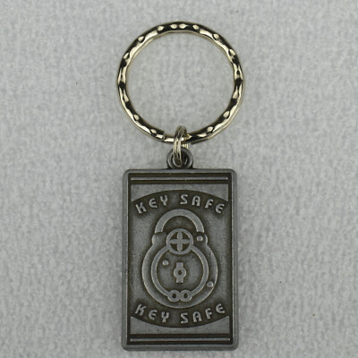 Key Safe Metal Keychain Key Ring If Found Drop in Mailbox