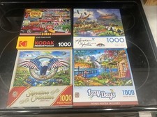 Master Pieces/Kodak 1000 Pc Jigsaw Puzzles Lot Of 4 Hundreds Available