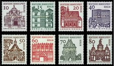 EBS Berlin 1964 - 12 Centuries German Architecture (I) - Michel 242-249 - MNH**