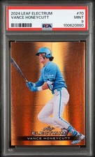 2024 Leaf Electrum 11/99 #70 VANCE HONEYCUTT North Carolina Tar Heels PSA 9 MINT
