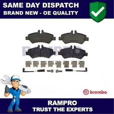 Rampro Rear Brake Pads Set Fits Mercedes Sprinter 2006-2020 VW Crafter 2006-2016