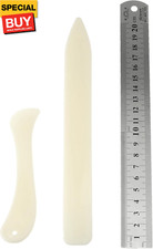 2pcs Bone Folder, Scoring Tool Irregular Bone Paper Folder Lightweight Paper Cre