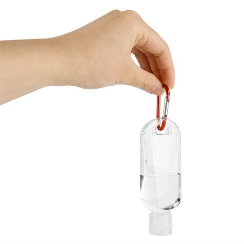 10Pcs Clear Travel Plastic Bottle Lotion Cream Empty Spray Bottle Hook Key Ring - Picture 3 of 17