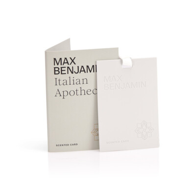 Max Benjamin Scented Cards,Duftkarte,Carte Parfumée, Italian Apothecary