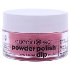 Cuccio Pro Powder Polish Nail Colour Dip System -Rose with Rainbow Mica - 0.5 oz