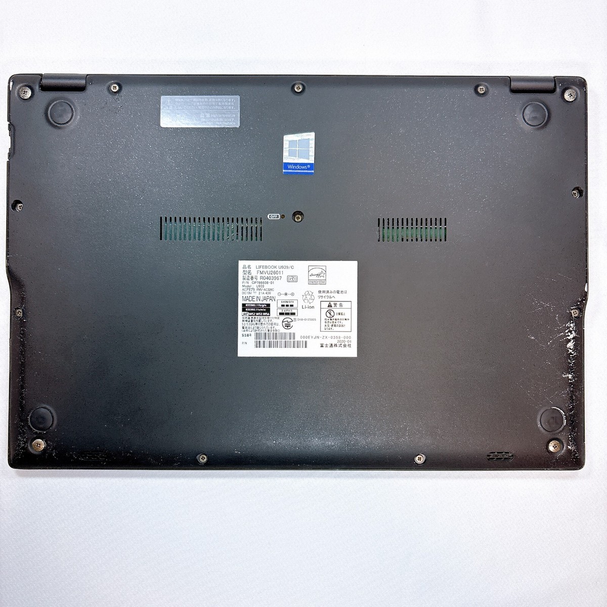 LIFEBOOK U939⁄BX Core 富士通 8GB 8265U i5 i5-8265U Whindows11 1.6