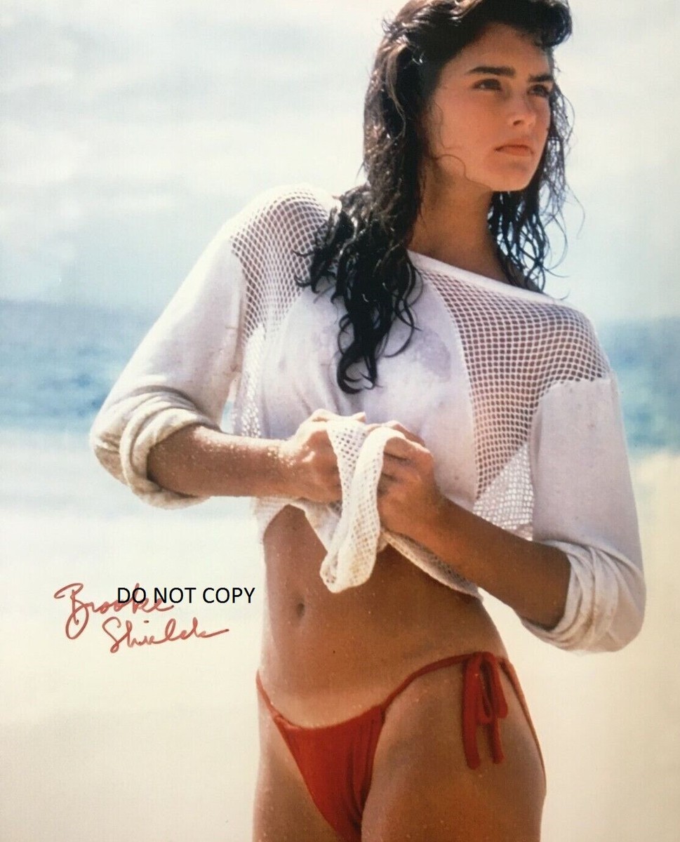 BROOKE SHIELDS Autographed 8x10 Signed Reprint Photo #5 !! | eBay