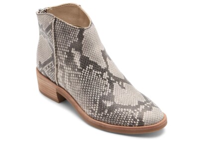 Dolce Vita Tavin Women Size 6 NEW SNAKESKIN PRINT Leather Booties