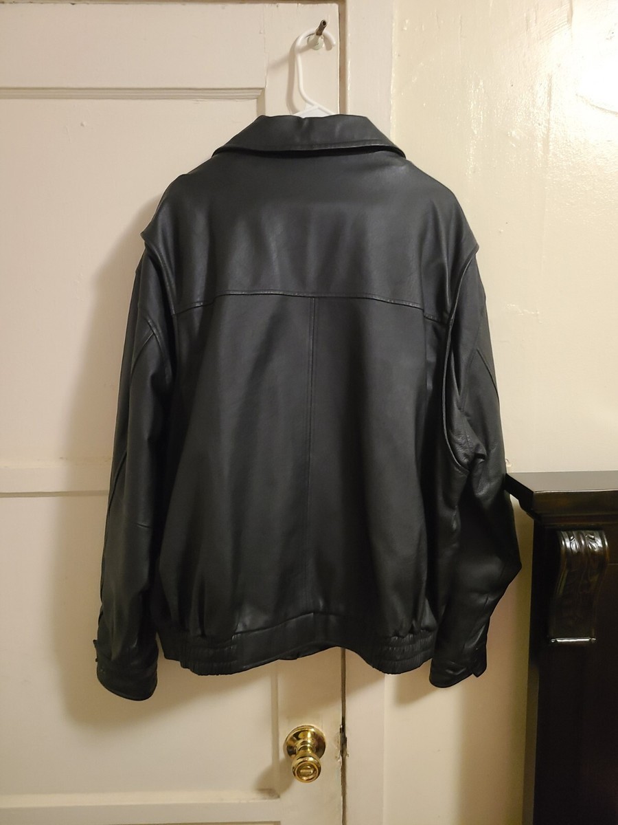 Airborne Leathers Genuine Leather Black mens Sz XL Leather