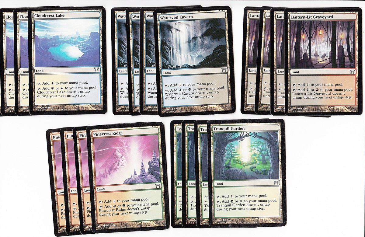 20 Dual Land - Champions of Kamigawa - NM/SP -4x of each - Sets