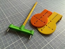 Marking Template / Jig for Door Latch, Spindle and Handles (45mm / 57mm backset)