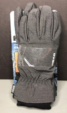 NWT-HEAD Men s Waterproof Hybrid Warmth Gloves - Gray, Size Small