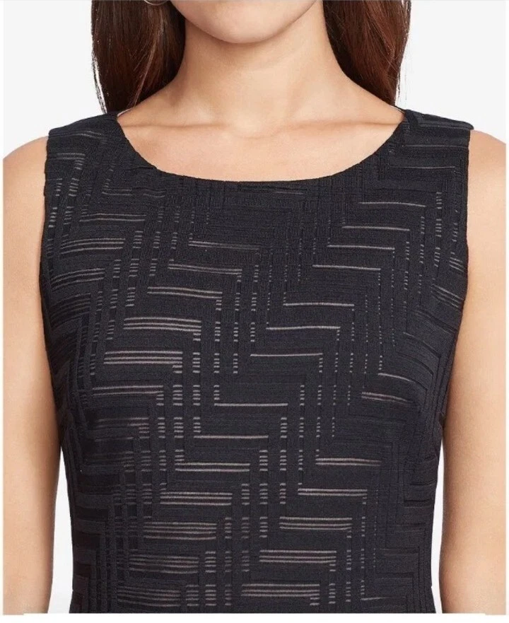 American Living Womens Classic Black Sleeveless Dress. Size 8 - Image 3 of 4