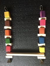 PARROT SWING FOR LARGE PARROTS  LARGE CAGES COLORFUL FUN STURDY DESIGN New Bird