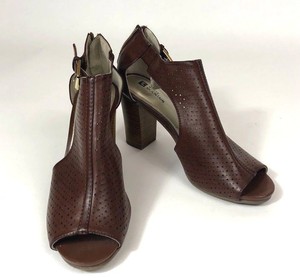 white mountain peep toe booties