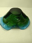 Art Glass Blue & Green Ashtray Small Dish Murano Style — photo 4