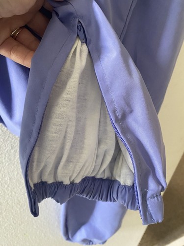 Vintage IXSPA lila schwarz Joggerjacke Hose 2 Stück Aufwärmen Trainingsanzug Damen M - Bild 12 von 16