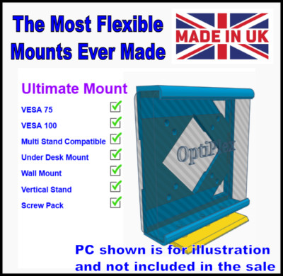 Dell OptiPlex 3080 Tiny PC Ultimate Mounting System - Universal Mount