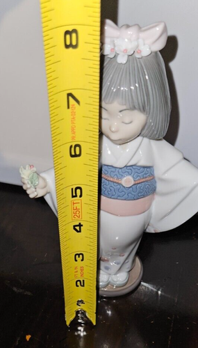 Lladro # 6152 Flower Gazer Geisha Retired Salvador Debon (1994-2000) Pristine - 第 8/8 張圖片