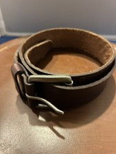 Levi  s Logo 100 Full Grain Bovine Leather Belt Brown Size 90/36 Art223852-4-29