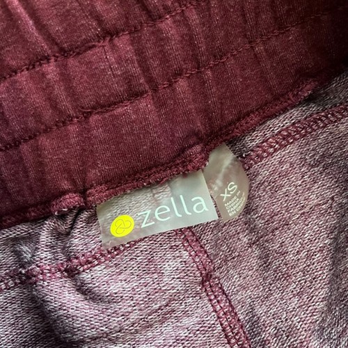 Damen Jogginghose Zella XS Pflaume Tie Legs Cinch Lila - Bild 2 von 7