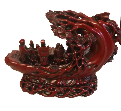 Vintage Chinese Ornamental "Boat of Life" Figurine - Picture 4 of 4