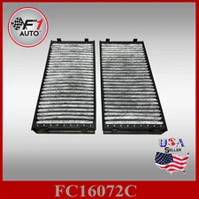 Auto1tech Cabin Air Filter Set Activated Charcoal For BMW E70 E71 X5 3.0L X6 4.4